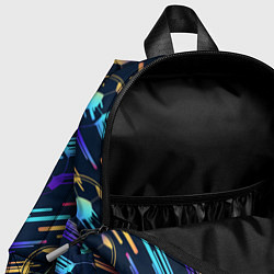 Детский рюкзак Lyon градиентные мячи, цвет: 3D-принт — фото 2