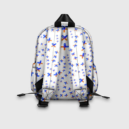 Детский рюкзак Portal logo pattern steel / 3D-принт – фото 2