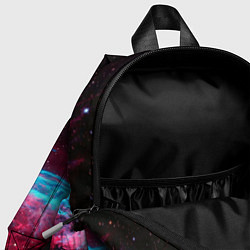 Детский рюкзак Далматинец бравый космонавт - нейросеть, цвет: 3D-принт — фото 2