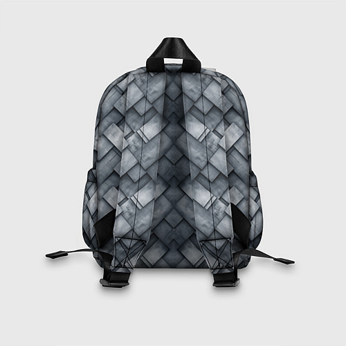 Детский рюкзак Dota - metal texture logo / 3D-принт – фото 2