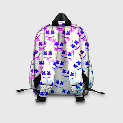 Детский рюкзак Marshmello pattern neon / 3D-принт – фото 2