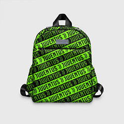Детский рюкзак Juventus green pattern sport, цвет: 3D-принт