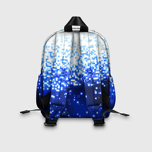 Детский рюкзак Поврежденный цифровой скин - осыпающиеся пиксели / 3D-принт – фото 2
