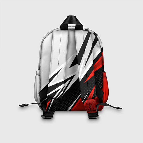 Детский рюкзак Helldivers 2 - white and red / 3D-принт – фото 2
