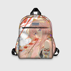 Детский рюкзак Genshin Impact Яэ Miko smile kitsune, цвет: 3D-принт