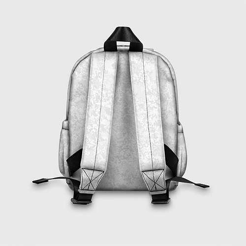 Детский рюкзак Светло-серый текстура / 3D-принт – фото 2