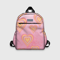 Детский рюкзак Сердца градиент, цвет: 3D-принт