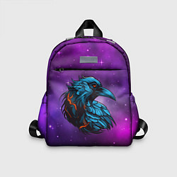 Детский рюкзак Ворона в космосе, цвет: 3D-принт