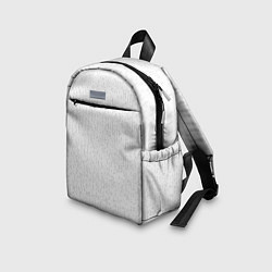 Детский рюкзак Серо-белый паттерн мелкая мозаика, цвет: 3D-принт — фото 2