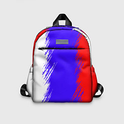 Детский рюкзак Штрихи триколор, цвет: 3D-принт