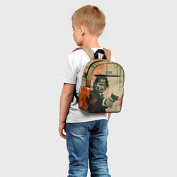 Детский рюкзак Джон Уик с пистолетом, цвет: 3D-принт — фото 2
