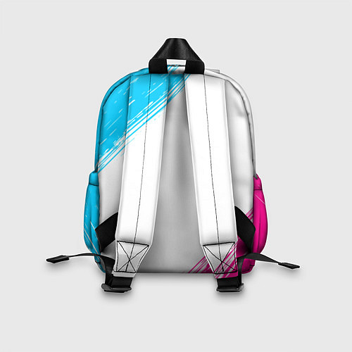 Детский рюкзак AC Milan neon gradient style / 3D-принт – фото 2