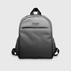 Детский рюкзак От серого к черному оттенки серого, цвет: 3D-принт