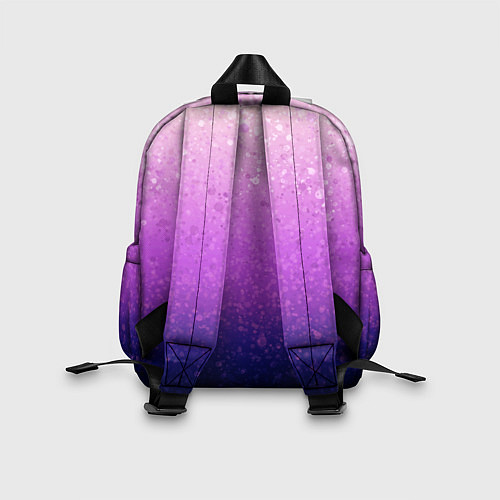 Детский рюкзак Абстрактный градиент розово-синий / 3D-принт – фото 2