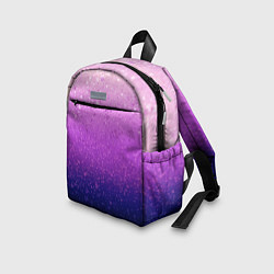 Детский рюкзак Абстрактный градиент розово-синий, цвет: 3D-принт — фото 2