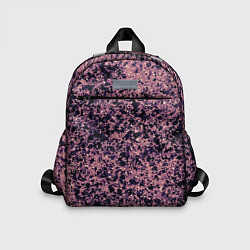 Детский рюкзак Абстрактный брызги сине-розовый, цвет: 3D-принт