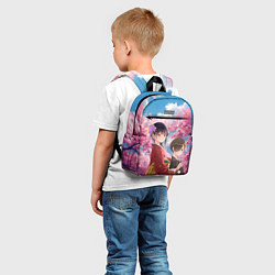 Детский рюкзак Кётаро и Анна - Опасность в моем сердце, цвет: 3D-принт — фото 2