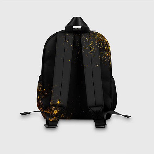 Детский рюкзак PSG - gold gradient вертикально / 3D-принт – фото 2