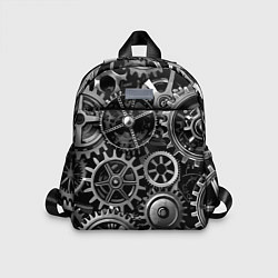 Детский рюкзак Стимпанк стальные механизмы паттерн, цвет: 3D-принт
