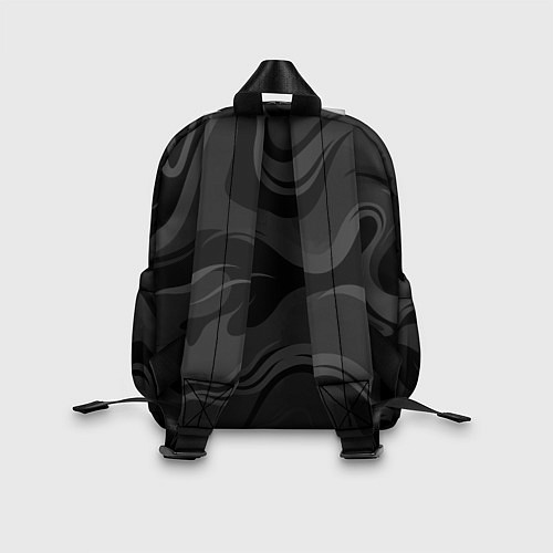 Детский рюкзак Ведьмак - Серые волны / 3D-принт – фото 2