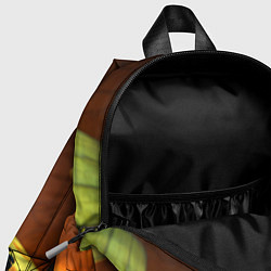 Детский рюкзак Сонный енот с пиццей на диване, цвет: 3D-принт — фото 2