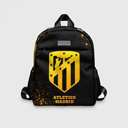Детский рюкзак Atletico Madrid - gold gradient, цвет: 3D-принт