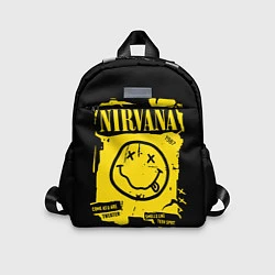 Детский рюкзак Nirvana - смайлик, цвет: 3D-принт
