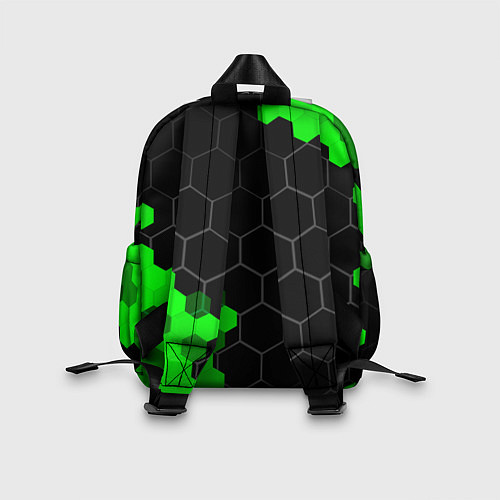 Детский рюкзак Citroen green sport hexagon / 3D-принт – фото 2