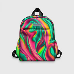 Детский рюкзак Неоновый голографик, цвет: 3D-принт