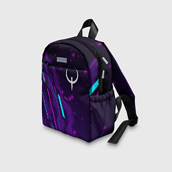 Детский рюкзак Quake neon gaming, цвет: 3D-принт — фото 2