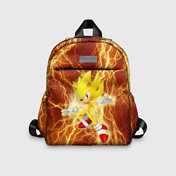 Детский рюкзак Sonic x yellow, цвет: 3D-принт