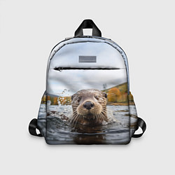 Детский рюкзак Выдра смотрит из воды