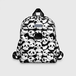 Детский рюкзак Выходной господина злодея с пандами, цвет: 3D-принт