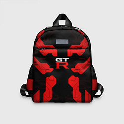 Детский рюкзак Nissan GTR - Cyber red, цвет: 3D-принт