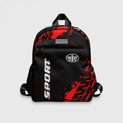Детский рюкзак FAW red sport tires, цвет: 3D-принт