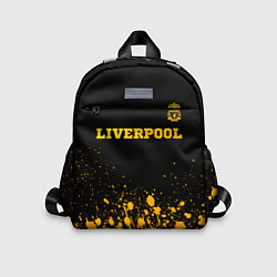 Детский рюкзак Liverpool - gold gradient посередине, цвет: 3D-принт