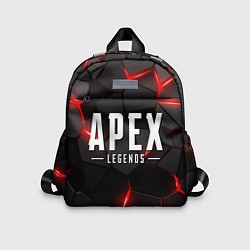 Детский рюкзак Апекс легенд - красный неон, цвет: 3D-принт
