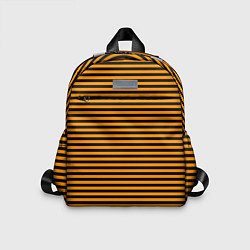 Детский рюкзак Георгиевская полоса чёрно-жёлтый, цвет: 3D-принт