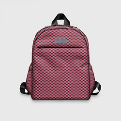 Детский рюкзак Розовый имитация сетки паттерн