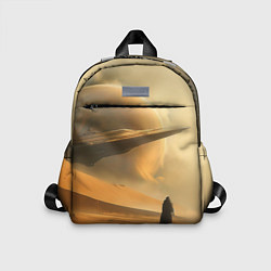 Детский рюкзак Пустыня и космический корабль - Дюна
