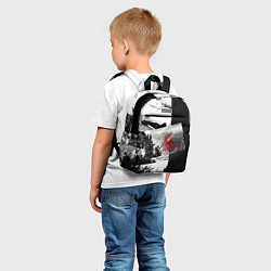 Детский рюкзак День победы 9 мая коллаж из фронтовых моментов, цвет: 3D-принт — фото 2