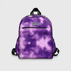Детский рюкзак Фиолетовый тайдай, цвет: 3D-принт