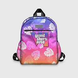 Детский рюкзак Grand Theft Auto VI - пальмы, цвет: 3D-принт