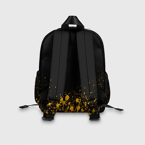 Детский рюкзак Juventus - gold gradient посередине / 3D-принт – фото 2