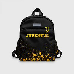 Детский рюкзак Juventus - gold gradient посередине, цвет: 3D-принт