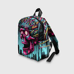 Детский рюкзак Cyber skull - ai art fantasy, цвет: 3D-принт — фото 2