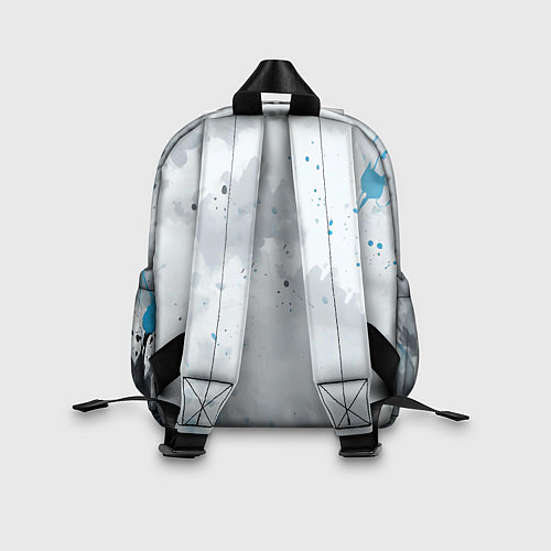 Детский рюкзак Ворон с чёрно-голубым оперением / 3D-принт – фото 2
