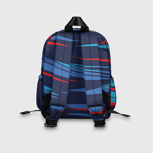 Детский рюкзак Россия - blue stripes / 3D-принт – фото 2