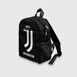 Детский рюкзак Juventus sport на темном фоне, цвет: 3D-принт — фото 2