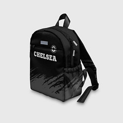 Детский рюкзак Chelsea sport на темном фоне посередине, цвет: 3D-принт — фото 2